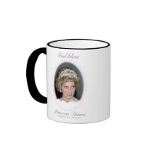 God Bless Princess Diana Coffee Mugs