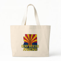 God Bless the state of Arizona Canvas Bag