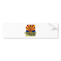 God Bless the state of Arizona Bumper Stickers