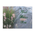 God Bless You beach photo Post Card