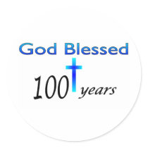 God Blessed 100 years birthday gift