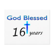 God Blessed 16 years birthday gift