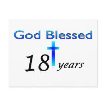 God Blessed 18 years birthday gift