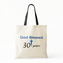 God Blessed 30 years christian birthday gift Bag