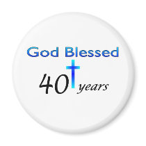 God Blessed 40 years birthday gift