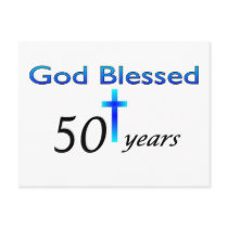God Blessed 50 years birthday gift