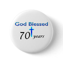 God Blessed 70 years birthday gift