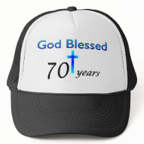God Blessed 70 years birthday gift