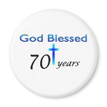 God Blessed 70 years birthday gift