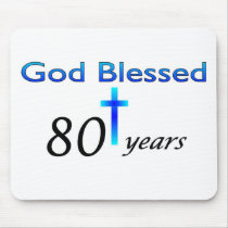 God Blessed 80 years birthday gift