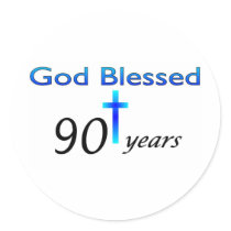 God Blessed 90 years birthday gift