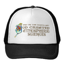 God Created Atmospheric Sciences Mesh Hats