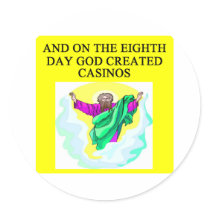 god created casinos stickers
