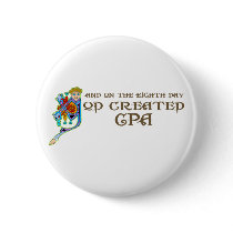 God Created CPAing Pinback Button