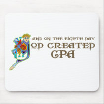 God Created CPAing Mouse Pads