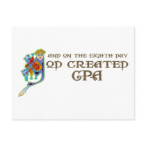 God Created CPAing Post Card