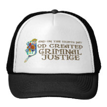 God Created Criminal Justice Hats