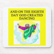 god created danciing mouse mats