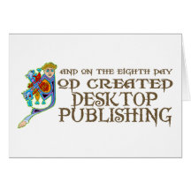 God Created Desktop Publishing Cards