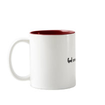 God created evolution. coffee mug