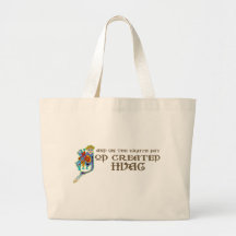God Created HVAC Canvas Bags
