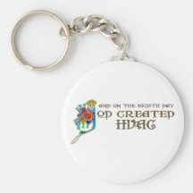 God Created HVAC Keychains