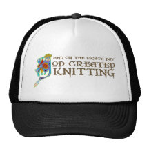 God Created Knitting Mesh Hat