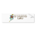 God Created Law Bumper Stickers
