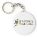 God Created Manicures Keychains