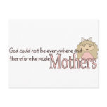 God created Mothers Post Card