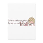 God created Mothers Post Cards