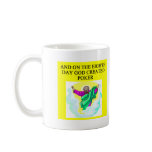 god created poker coffee mugs