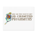 God Created Psychiatry postcards