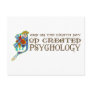 God Created Psychology Post Card