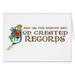 God Created Records Greeting Card