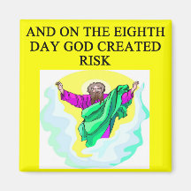 god created risk fridge magnets