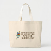 God Created Speech Language Pathology Tote Bag