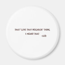 God Fridge Magnet