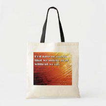 God gave us music tote bags