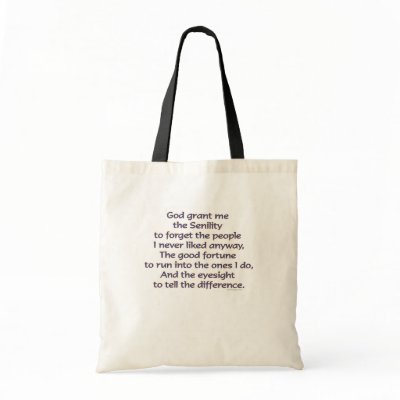 God Grant Me Bag by ironydesign