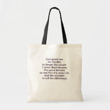 God Grant Me Humour Tote Bags