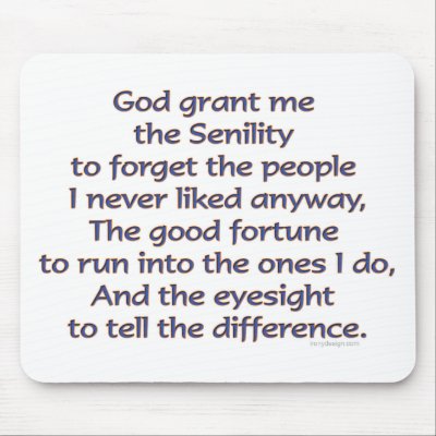 God Grant Me Mousepad by ironydesign