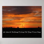 God - Grant Me The Strength, Serenity prayer Poster