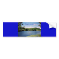 God Grant You Peace!  Quabbin, Massachusetts. Bumper Sticker
