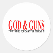 GOD & GUNS STICKERS