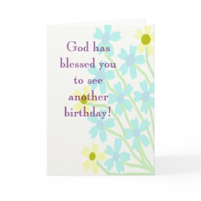 God has blessed you birthday Card by Evart_production