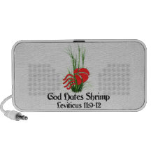 God Hates Shrimp Travel Speakers