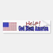 God Help America Bumper Stickers
