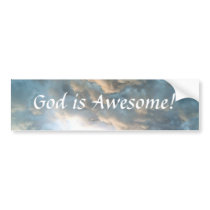 God is Awesome! Bumper Sticker
