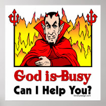 God Is Busy, Can I Help You? Poster